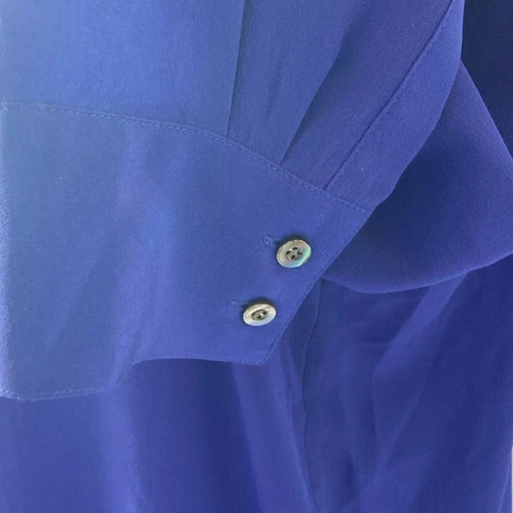 J. Crew 10 Blue Women's Top Long Sleeves
